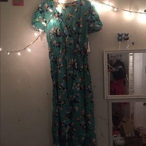 Ana floral long dress